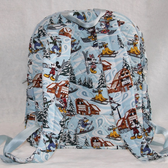 Vera Bradley Disney Bancroft Backpack Ski Minnie Mickey Goofy Donald Duck